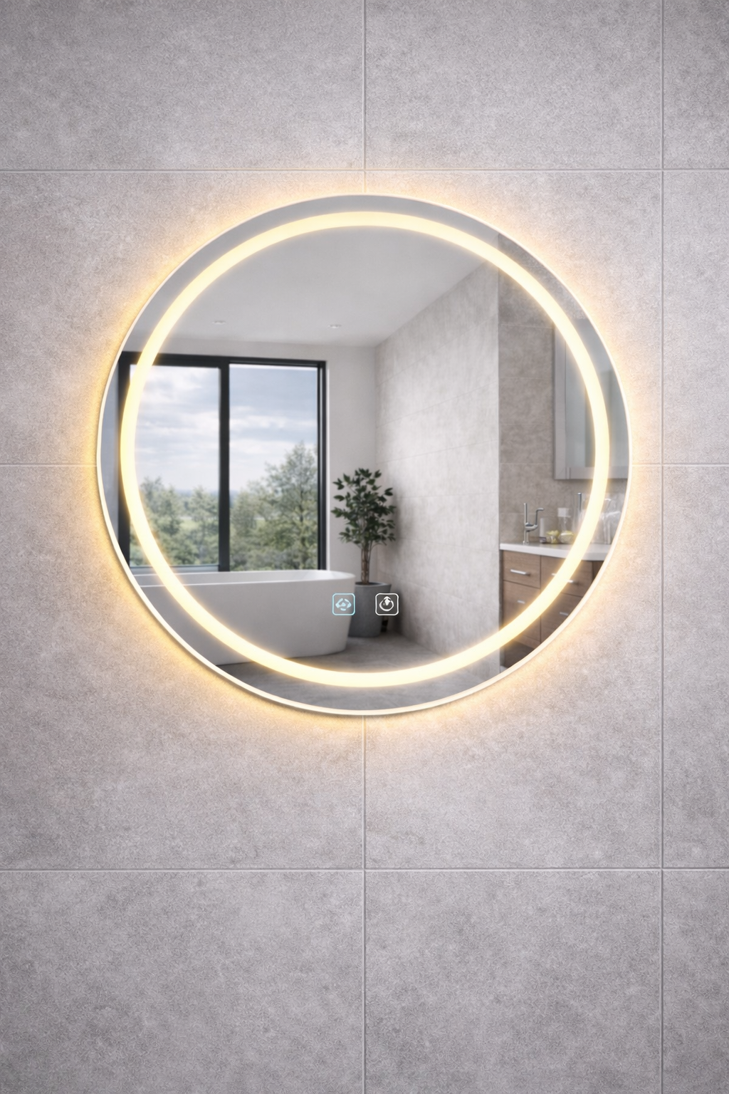 Norbad LED Speil 80 cm