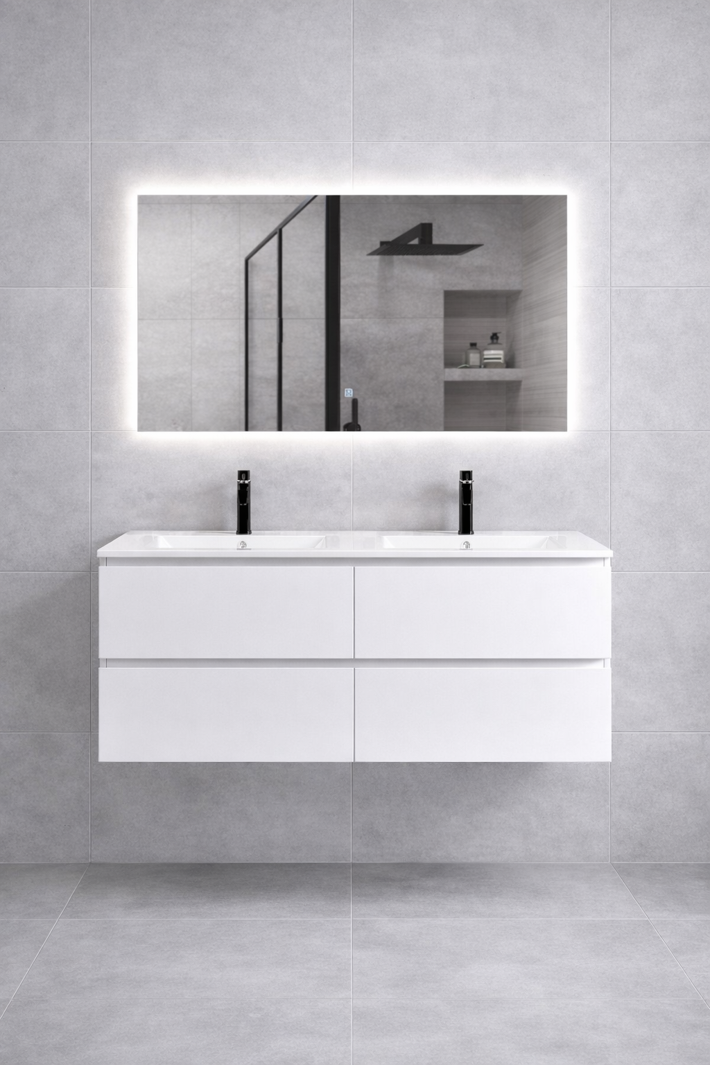 Norbad 120 cm SG-8056D - Hvit - Bilde 2