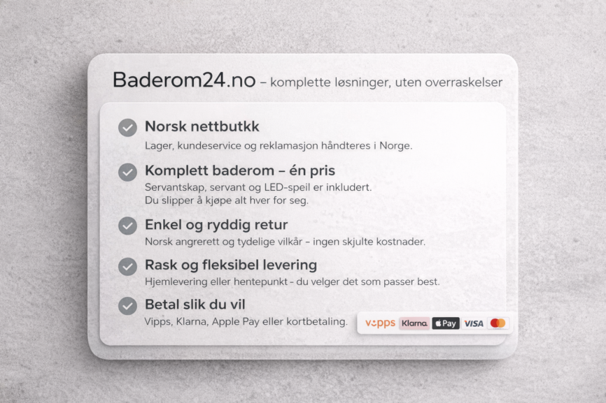 Fordeler nettbutikk