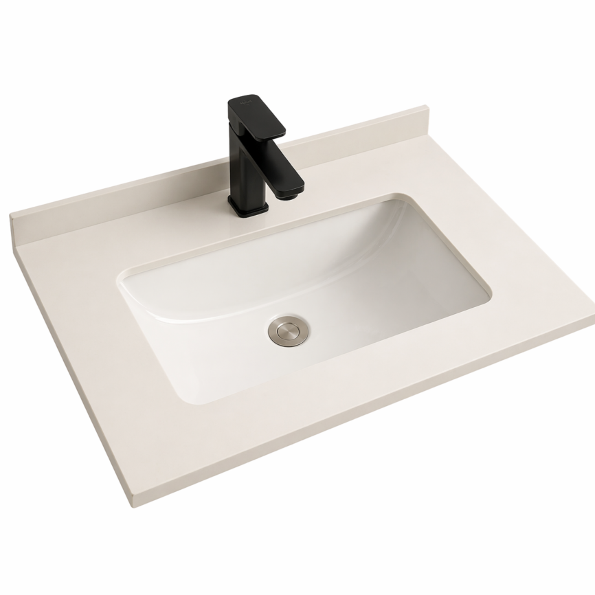 Servant varm hvit 60 cm