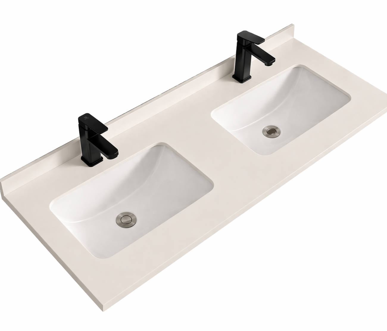 servant 120 cm varm hvit m underlimte vasker